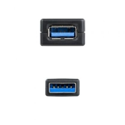 Cable alargador usb 3.0 nanocable 10.01.0313/ usb macho - usb hembra/ 15m/ negro - Imagen 4