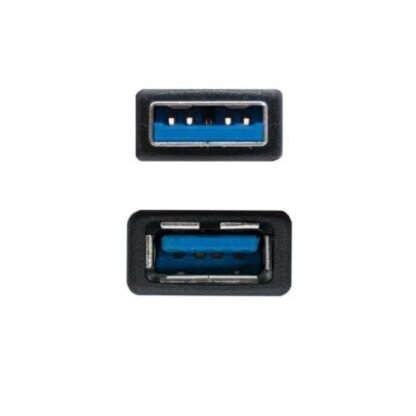 Cable alargador usb 3.0 nanocable 10.01.0903-bk/ usb macho - / usb hembra/ 3m/ negro - Imagen 2