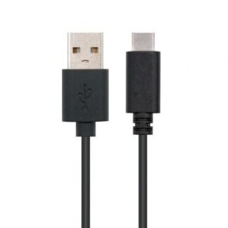 Cable usb 2.0 tipo-c nanocable 10.01.2100/ usb tipo-c macho - usb macho/ 50cm/ negro