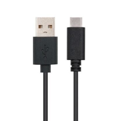 Cable usb 2.0 nanocable 10.01.2101/ usb tipo-c macho - usb macho/ 1m/ negro - Imagen 2
