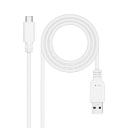 Cable usb 3.1 tipo-c nanocable 10.01.4001-l150-w/ usb tipo-c macho - usb macho/ 1.5m/ blanco - Imagen 2