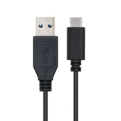 Cable usb 3.1 nanocable 10.01.4001/ usb tipo-c macho - usb macho/ 1m/ negro - Imagen 3