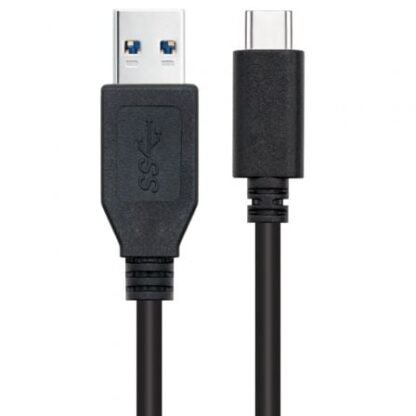 Cable usb 3.1 tipo-c nanocable 10.01.4002/ usb tipo-c macho - usb macho/ 2m/ negro - Imagen 2