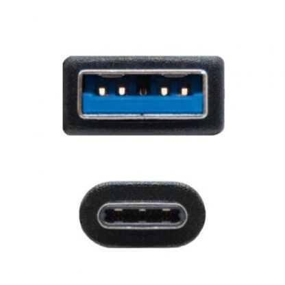 Cable usb 3.1 tipo-c nanocable 10.01.4002/ usb tipo-c macho - usb macho/ 2m/ negro - Imagen 3