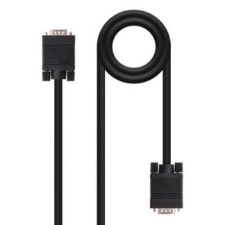 Cable svga nanocable 10.15.1305/ vga macho - vga macho/ 5m/ negro