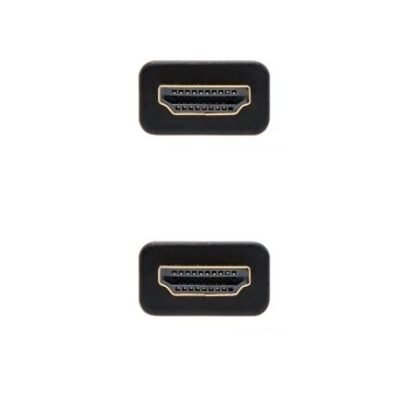 Cable hdmi 1.4 nanocable 10.15.1802/ hdmi macho - hdmi macho/ 1.8m/ negro - Imagen 3