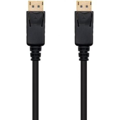 Cable displayport 1.2 4k nanocable 10.15.2303/ displayport macho - displayport macho/ 3m/ negro - Imagen 2