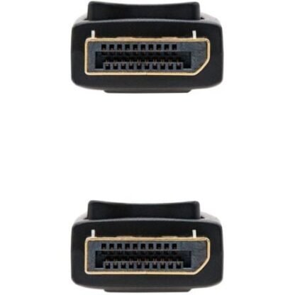 Cable displayport 1.2 4k nanocable 10.15.2303/ displayport macho - displayport macho/ 3m/ negro - Imagen 3