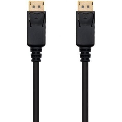Cable displayport 1.2 4k nanocable 10.15.2305/ displayport macho - displayport macho/ 5m/ negro - Imagen 2