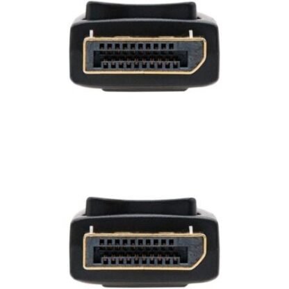 Cable displayport 1.2 4k nanocable 10.15.2305/ displayport macho - displayport macho/ 5m/ negro - Imagen 3
