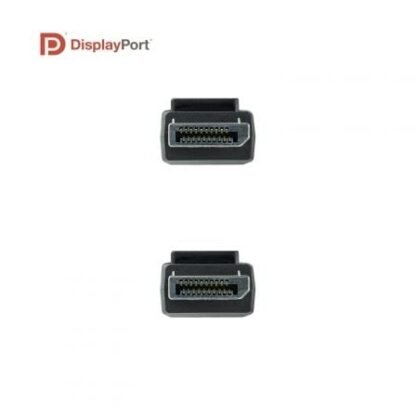 Cable displayport 1.4 8k nanocable 10.15.2502/ displayport macho - displayport macho/ 2m/ certificado/ negro - Imagen 3