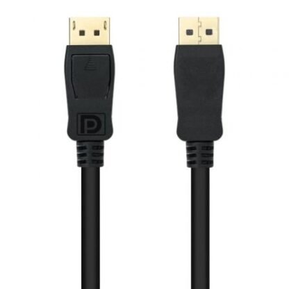 Cable displayport nanocable 10.15.2601/ displayport macho - displayport macho/ 1m/ negro - Imagen 2
