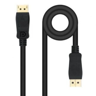 Cable displayport nanocable 10.15.2605/ displayport macho - displayport macho/ 5m/ negro