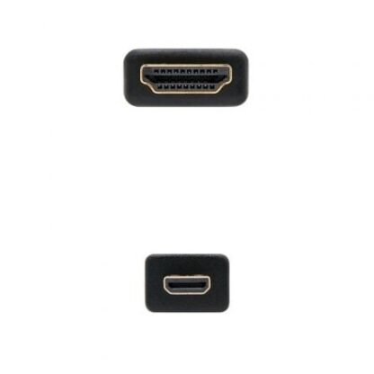 Cable micro hdmi nanocable 10.15.3502/ hdmi macho - micro hdmi macho/ 1.8m/ negro - Imagen 3
