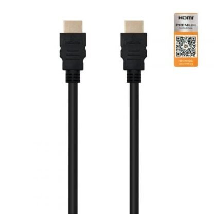Cable hdmi 2.0 4k nanocable 10.15.3603/ hdmi macho - hdmi macho/ 3m/ certificado/ negro - Imagen 2