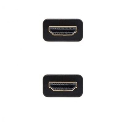 Cable hdmi 2.0 4k nanocable 10.15.3700/ hdmi macho - hdmi macho/ 50cm/ negro y azul - Imagen 3