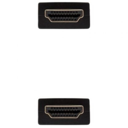 Cable hdmi 2.0 4k nanocable 10.15.3802/ hdmi macho - hdmi macho/ 2m/ negro - Imagen 3
