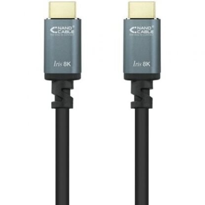 Cable hdmi 2.1 iris 8k nanocable 10.15.8010/ hdmi macho - hdmi macho/ 10m/ negro - Imagen 2