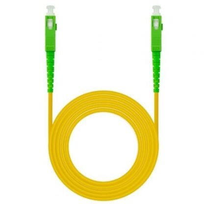 Cable de fibra óptica g657a2 nanocable 10.20.0015/ lszh/ 15m/ amarillo