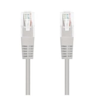 Cable de red rj45 utp nanocable 10.20.0130 cat.5e/ 30m/ gris