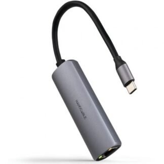 Hub usb tipo-c 3.1 nanocable 10.16.4603/ 1xusb tipo-c pd/ 1xrj45/ gris