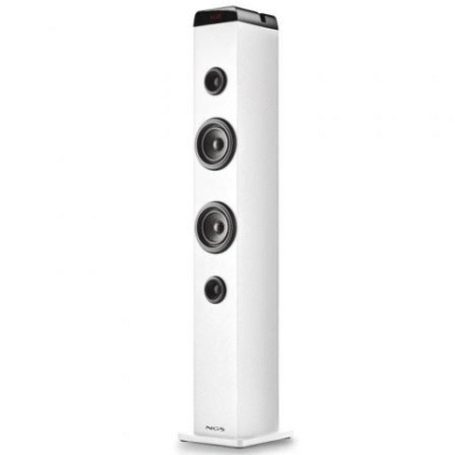 Torre de sonido con bluetooth ngs sky charm pro/ 50w/ 2.0/ blanca