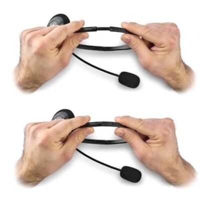 Auriculares ngs ms103 max/ con micrófono/ jack 3.5/ negros - Imagen 4