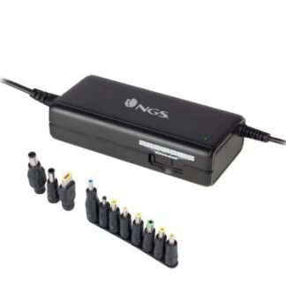 Cargador de portátil ngs ban/ 90w/ manual/ 11 conectores/ voltaje 12-20v