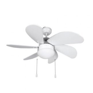 Ventilador de techo orbegozo cp 15076 b/ 50w/ 6 aspas 80cm/ 3 velocidades