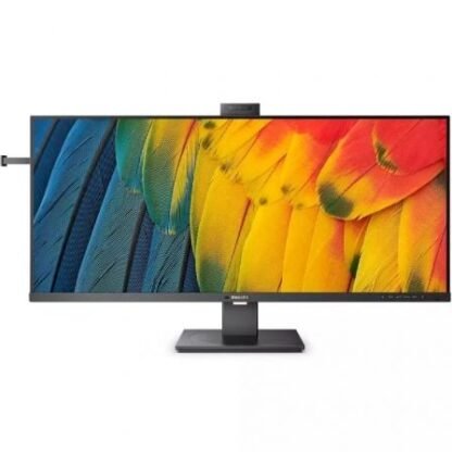 Monitor profesional ultraparonámico philips 40b1u5601h 39.53"/ wqhd/ webcam/ multimedia/ regulable en altura/ negro