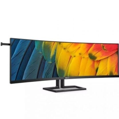 Monitor profesional ultraparonámico curvo philips 45b1u6900c 44.5"/ dual qhd/ multimedia/ regulable en altura/ negro - Imagen 2