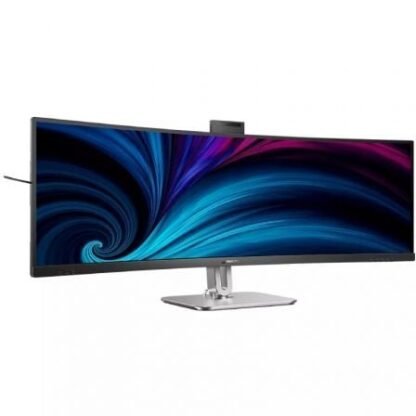 Monitor profesional ultraparonámico curvo philips 49b2u5900ch 48.8"/ dual qhd/ webcam/ multimedia/ regulable en altura/ plata y - Imagen 2