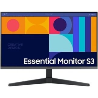 Monitor profesional samsung essential monitor s3 s24c330gau/ 24"/ full hd/ negro