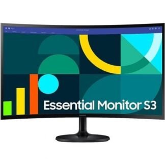 Monitor profesional samsung essential monitor s3 s36gd s24d362gau/ 24"/ full hd/ negro