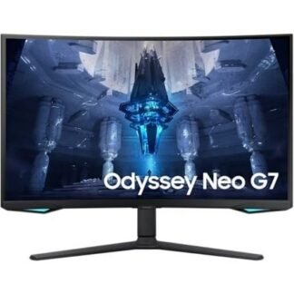 Monitor gaming curvo samsung odyssey neo g7 s32bg750np 32"/ 4k/ 1ms/ 165hz/ va/ regulable en altura/ negro