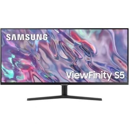 Monitor profesional ultraparonámico samsung viewfinity s5 s34c500gau 34"/ uwqhd/ negro