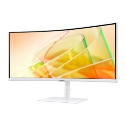 Monitor profesional ultraparonámico curvo samsung viewfinity s6 s34c650tau 34"/ uwqhd/ multimedia/ regulable en altura/ blanco - Imagen 2