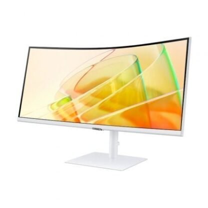 Monitor profesional ultraparonámico curvo samsung viewfinity s6 s34c650tau 34"/ uwqhd/ multimedia/ regulable en altura/ blanco - Imagen 4
