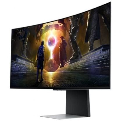 Monitor gaming ultrapanorámico curvo samsung g8 odyssey oled s34dg850su 34"/ wqhd/ 0.03ms/ 175hz/ multimedia/ regulable en - Imagen 2