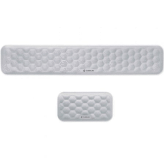Pack de 2 reposamuñecas subblim ergo airpadding/ plateadas