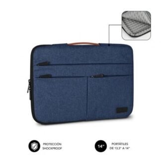 Funda subblim air padding 360 sleeve para portátiles hasta 14"/ azul