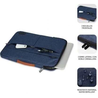 Funda subblim air padding 360 sleeve para portátiles hasta 15.6"/ azul - Imagen 3