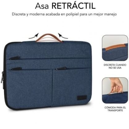 Funda subblim air padding 360 sleeve para portátiles hasta 15.6"/ azul - Imagen 4