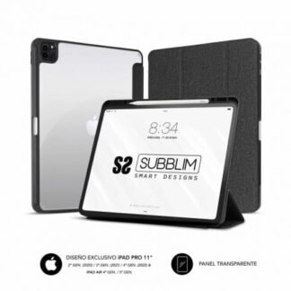 Funda subblim clear shock para tablet ipad pro 11" 2020-2022/ negra