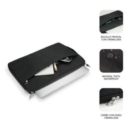 Funda subblim urban laptop sleeve para portátiles hasta 15.6"/ negra - Imagen 2
