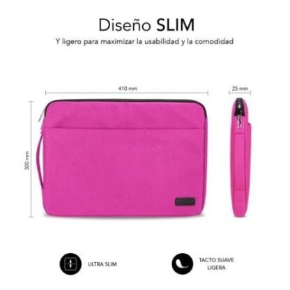 Funda subblim urban laptop sleeve para portátiles hasta 15.6"/ rosa - Imagen 4