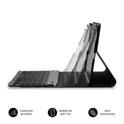 Funda con teclado subblim keytab pro bt para tablets samsung galaxy a9+/ negra - Imagen 5