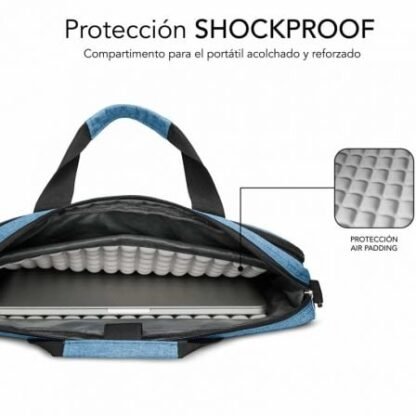 Mochila subblim air padding laptop bag para portátiles hasta 15.6"/ azul - Imagen 4
