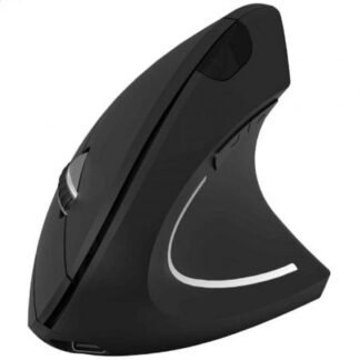 Ratón vertical inalámbrico por bluetooth/ 2.4ghz subblim glide vertical ergo dual battery/ batería recargable/ hasta 1600 dpi/