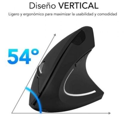 Ratón vertical inalámbrico por bluetooth/ 2.4ghz subblim glide vertical ergo dual battery/ batería recargable/ hasta 1600 dpi/ - Imagen 3
